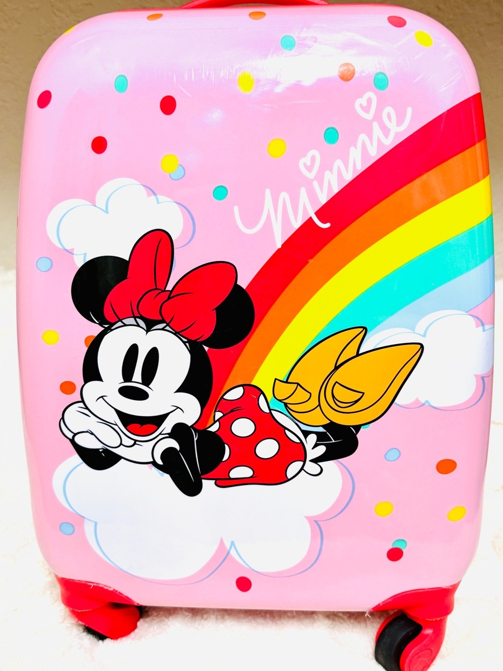Disney Store Minnie Mouse Rolling Luggage